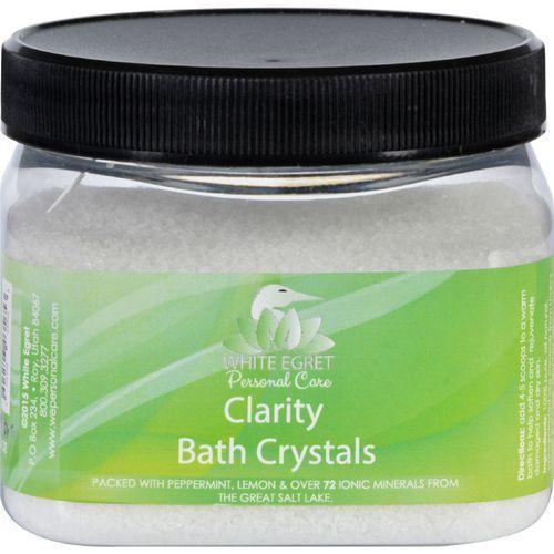 White Egret Bath Crystals  Clarity  16 oz