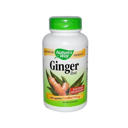 Nature's Way Ginger Root (180 Capsules)