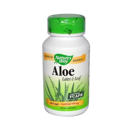 Nature's Way Aloe Vera Latex and Fennel (100 Veg Capsules)