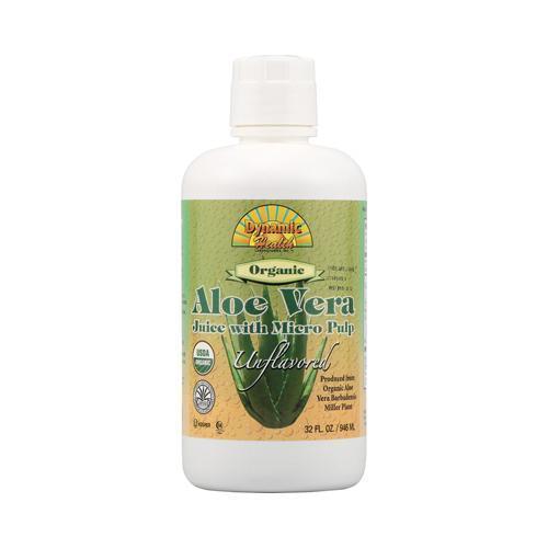 Dynamic Health Organic Aloe Vera Juice with Micro Pulp (32 fl Oz)