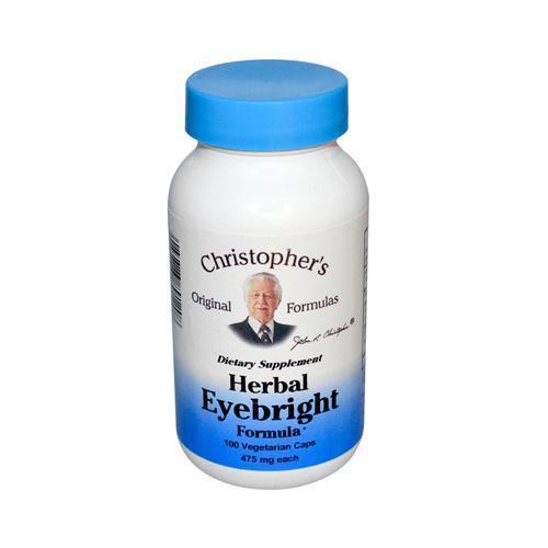 Dr. Christopher's Herbal Eyebright 450 mg (100 Veg Capsules)