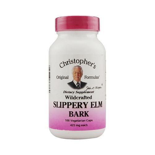 Dr. Christopher's Slippery Elm Bark 425 mg (100 Veg Capsules)