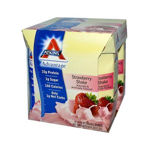 Atkins Advantage RTD Shake Strawberry (1x4/11 fl Oz)