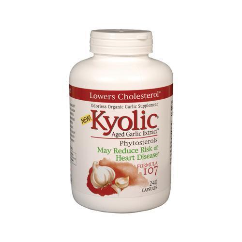 Kyolic Aged Garlic Extract Phytosterols Formula 107 (1x240 Capsules)