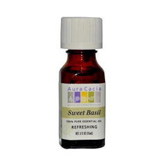 Aura Cacia Pure Essential Oil Sweet Basil (0.5 fl Oz)