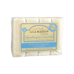 A La Maison Bar Soap Unscented Value (4x3.5 Oz)