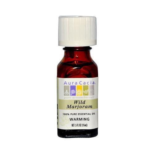 Aura Cacia Pure Essential Oil Wild Marjoram (0.5 fl Oz)