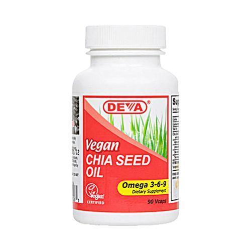 Deva Vegan Chia Seed Oil (90 Vcaps)