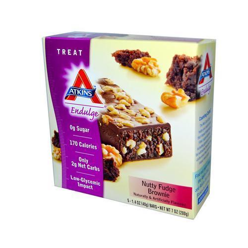 Atkins Endulge Bar Nutty Fudge Brownie (1x5 Bars)