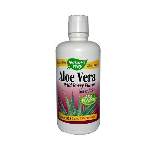 Nature's Way Aloe Vera Gel and Juice Wild Berry (33.8 fl Oz)