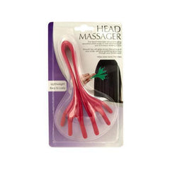 Flexible Plastic Head Massager ( Case of 12 )