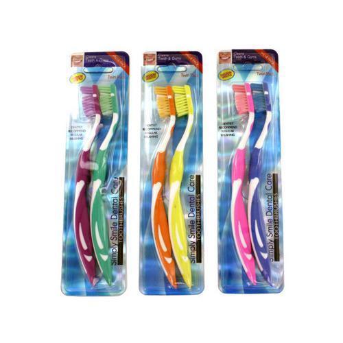 Medium Bristle Toothbrushes Set ( Case of 24 )