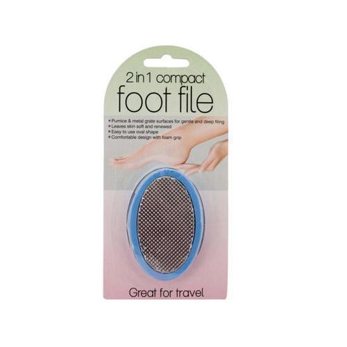 2 in 1 Compact Foot File ( Case of 20 )