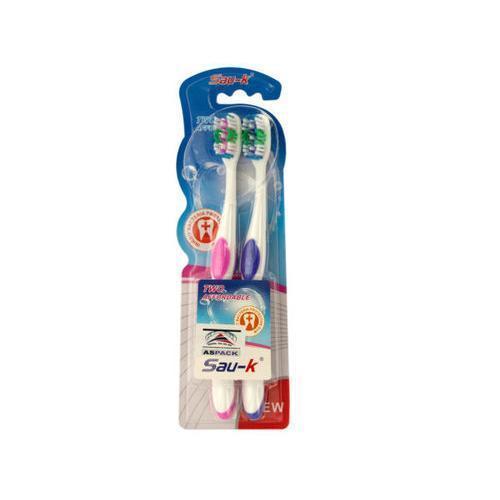 Colorful Wave Adult Toothbrush Set ( Case of 24 )