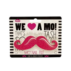 Pink Mustache Nail File ( Case of 48 )