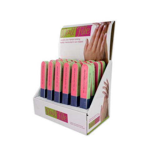 7-Way Nail File Countertop Display ( Case of 24 )