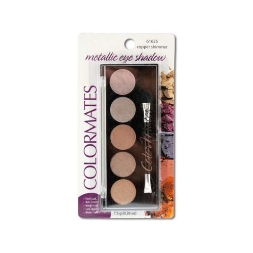 Colormates Copper Shimmer Metallic Eye Shadow Compact ( Case of 24 )