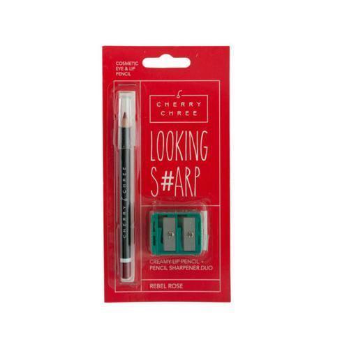 Looking Sharp Lip & Eye Pencil & Sharpener Duo ( Case of 24 )