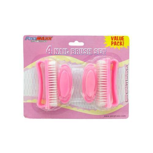 Pink Nail Brush Set ( Case of 20 )