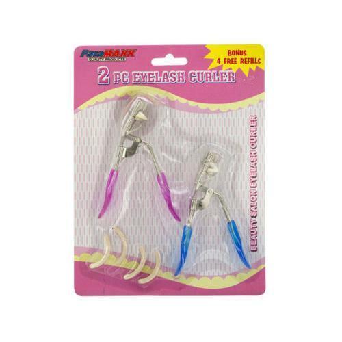 Metal Eyelash Curler Set with Refills ( Case of 20 )