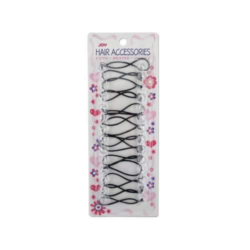 Small Clear Ball Ponytail Holders ( Case of 48 )