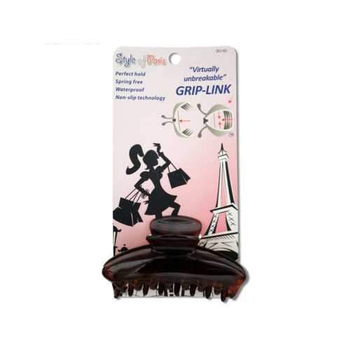 Large Grip-Link Claw Hair Clip ( Case of 48 )