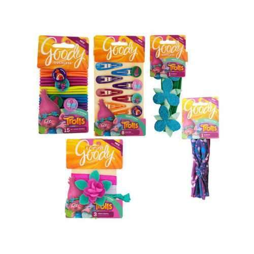 Goody Girls Trolls Hair Accessory Assortment ( Case of 48 )