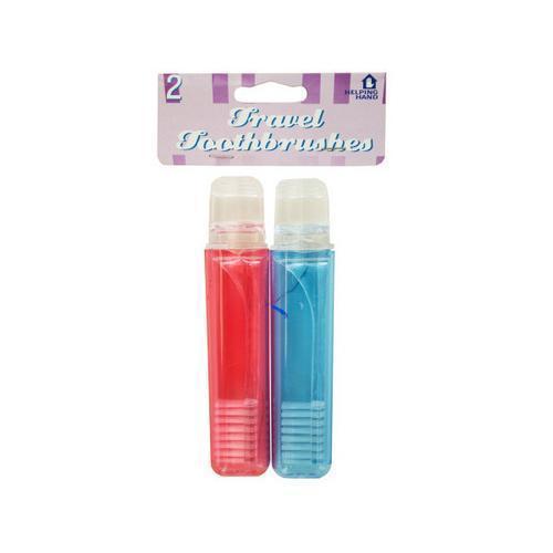 Travel Toothbrushes Set ( Case of 72 )