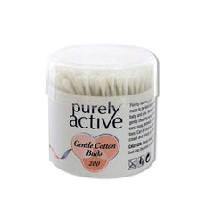 Purely Active Cotton Swabs in Container ( Case of 40 )