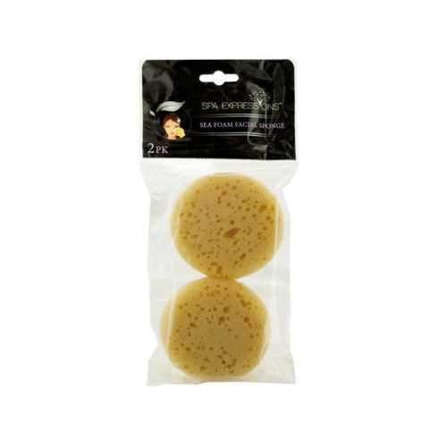 Spa Expressions Sea Foam Facial Sponge Set ( Case of 20 )