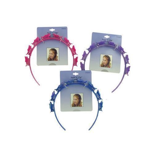 Butterfly Twist and Clip Headband ( Case of 20 )