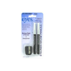 Set of two eyeliner/brow pencils and sharpener ( Case of 48 )