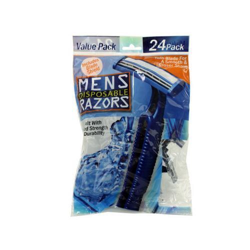 Mens Disposable Razor Blades ( Case of 24 )