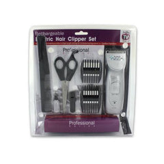 Rechargeable Hair Clipper Set with Accessories ( Case of 3 )