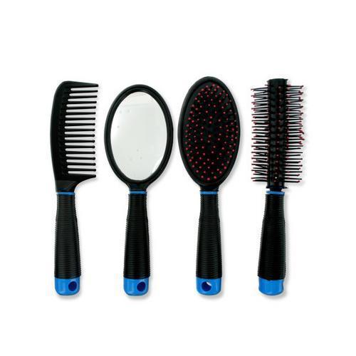 Hair Brush & Comb Set with Mirror ( Case of 24 )