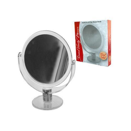 Dual Sided Round Stand Up Vanity Mirror ( Case of 12 )