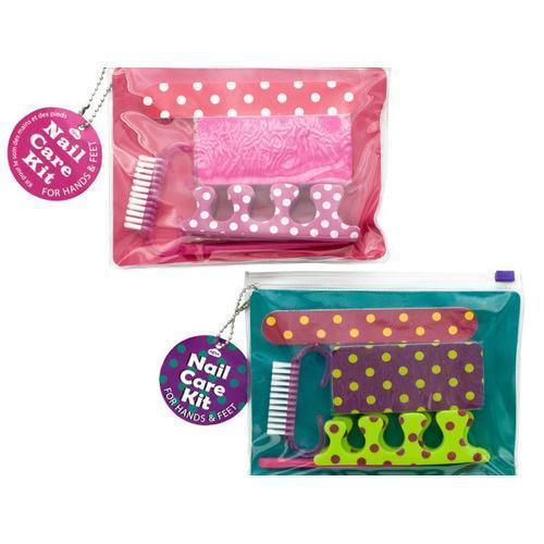 Polka Dot Nail Care Kit ( Case of 24 )