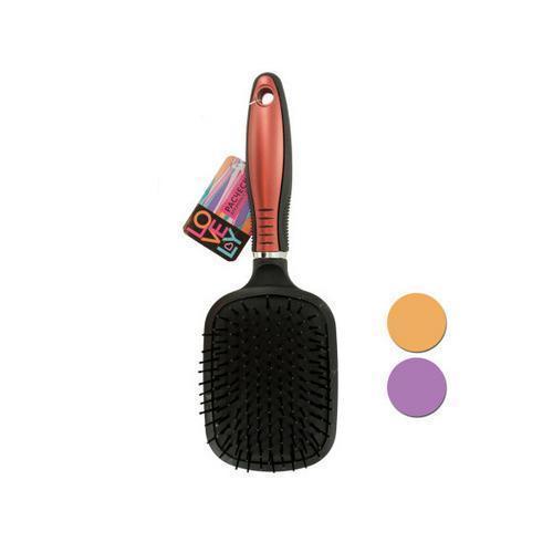 Paddle Hairbrush with Built-In Mirror ( Case of 16 )