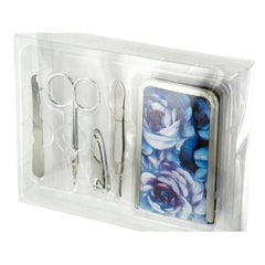 Manicure Set with Floral Carrying Case ( Case of 12 )