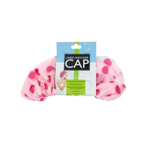 Microfiber Lined Shower Cap ( Case of 8 )