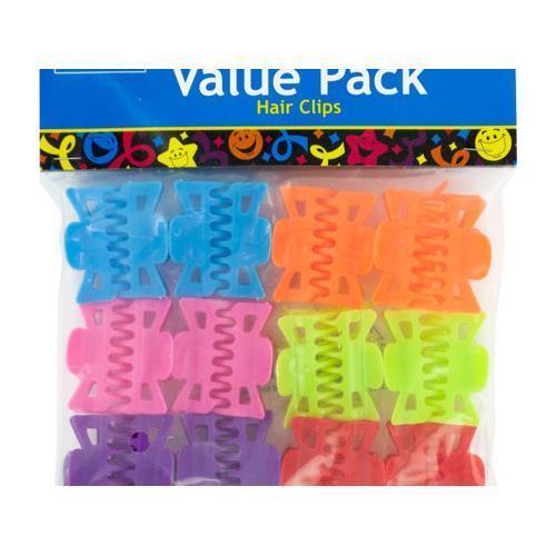 Colorful Hair Clips Party Favors ( Case of 48 )