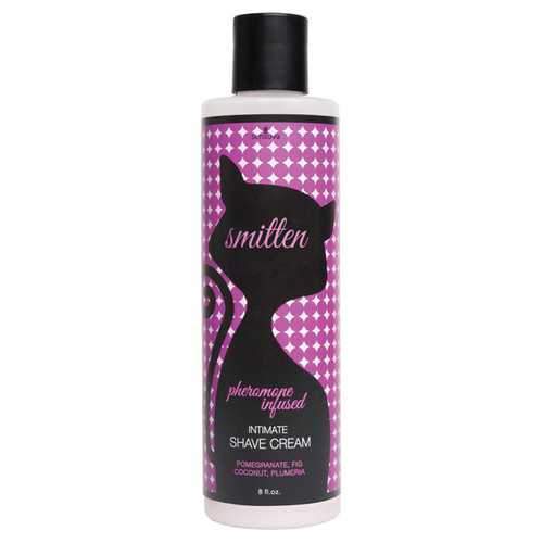 Smitten Intimate Shave Cream - 8 oz Pomegranate/Fig/Coconut & Plumeria