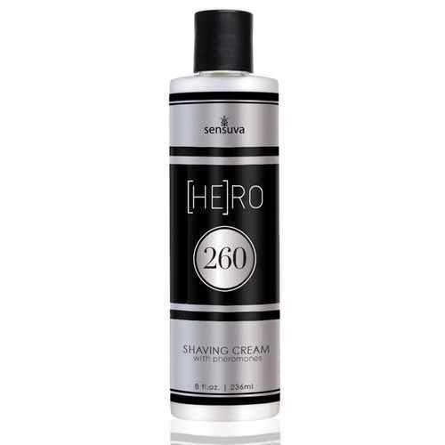 Sensuva Hero 260 Pheromone Infused Shave Cream for Him - 8 oz