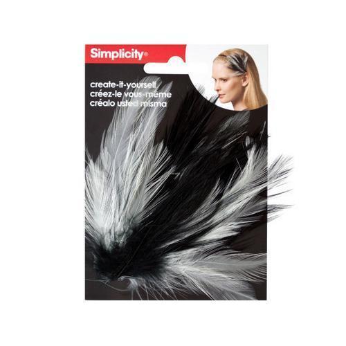 simplicity feather plume headband accent ( Case of 72 )