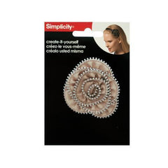lg rosette silver zip ( Case of 36 )