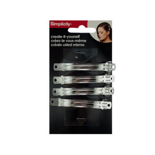 simplicity 4 pack create it yourself medium barrettes ( Case of 48 )