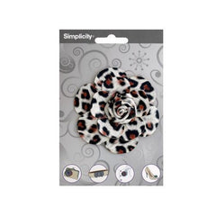 simplicty pleather leopard rose accent ( Case of 96 )