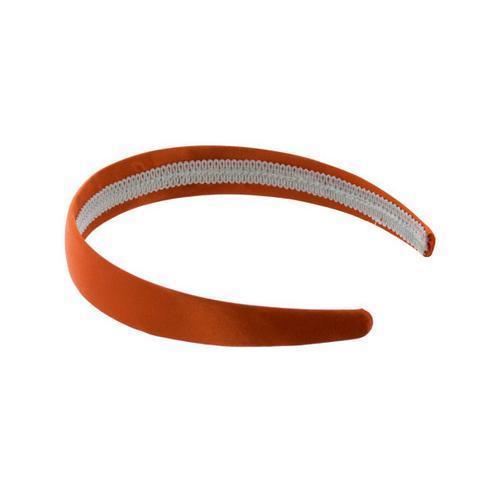 1" satin orange headband ( Case of 24 )