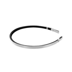 simplicity 1/4 inch white satin headband ( Case of 30 )