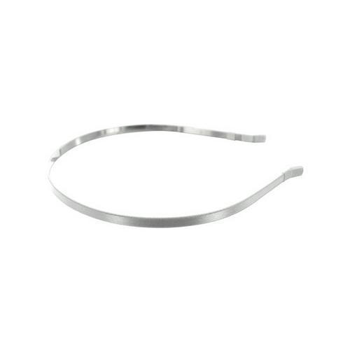 1/4" white satin headband ( Case of 30 )